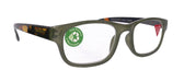 Premium Reading Glasses High End Reading Glass +1.25 to +6.00 magnifying glasses, Square. optical Frames