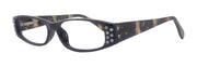Premium Reading Glasses High End Reading Glass, Small Frame Black +1.25 to +3.00 magnifying glasses, Cat Eye. optical Frames