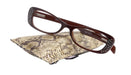 Premium Reading Glasses High End Reading Glass, Small Frame Brown +1.25 to +3.00 magnifying glasses, Cat Eye. optical Frames