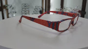 Florence, (Bling) Reading Glasses For Women W (Siam, Montana Blue)  +1.25 .. +3 (Red, Blue) paisley, NY Fifth Avenue.