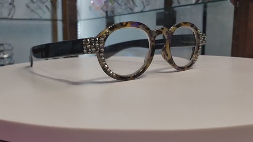 Sephora, (Bling) Reading Glasses Women W (Black Diamond, Hematite) Genuine European Crystals  (Black, Tortoise Shell) NY Fifth Avenue.