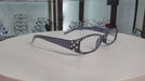 The Scottish, (Bling) Reading Glasses with (Clear, Hematite)   (Hounds Tooth Check) Rectangular (Black) NY Fifth Avenue