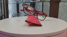 Rita, Premium Reading Glasses High End Reading Glass +1.50 to +6 Magnifying Eyeglasses (Square) (Red) optical Frames