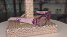 Rosie Bling Reading Glasses Women W (Light Amethyst N Amethyst) Genuine European Crystals (Purple) NY Fifth Avenue