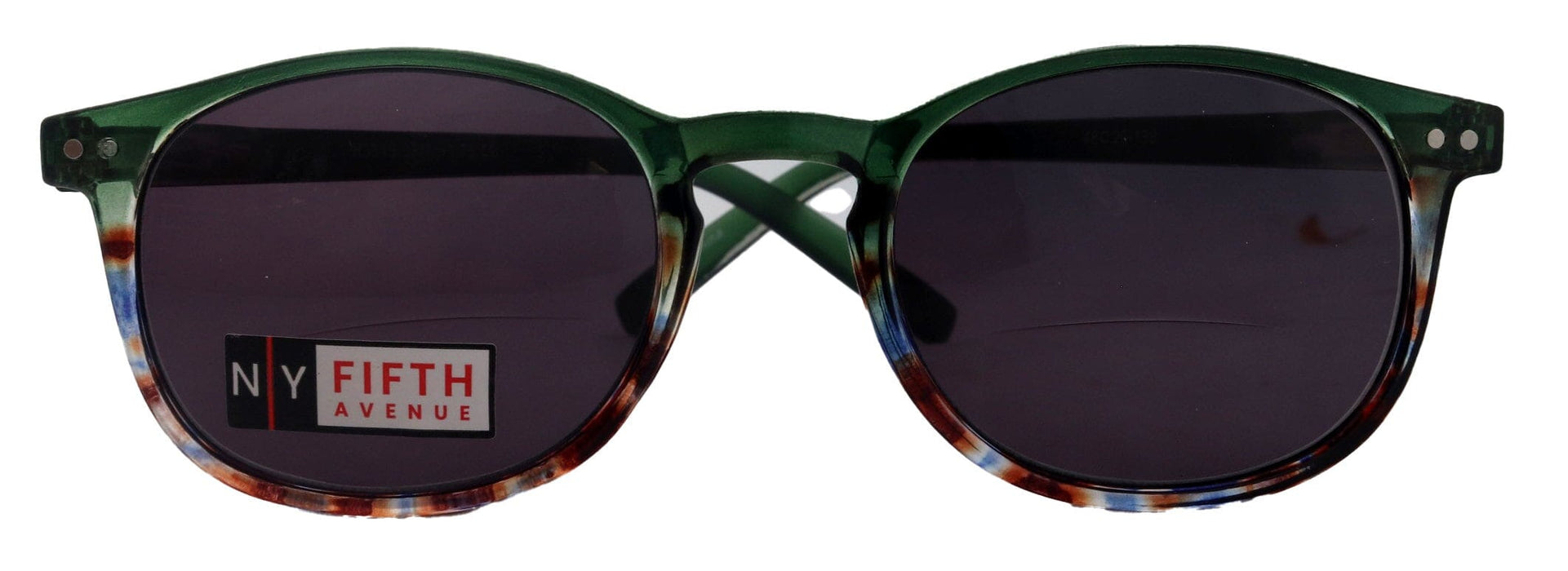 Ravenna, High-End Line Bifocal (Clear On Top) Sun Readers for Women OR Non-Bifocal Readers Sunglasses (Green ) NY Fifth Avenue