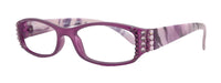 Rosie Bling Reading Glasses Women W (Light Amethyst N Amethyst) Genuine European Crystals (Purple) NY Fifth Avenue