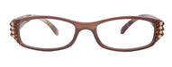 Rosie Bling Reading Glasses Women W (Light Colorado and Copper) Genuine European Crystals (Brown) NY Fifth Avenue