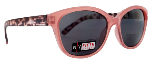 Savannah, High-End Line Bifocal (Clear On Top) Sun Readers for Women OR Non-Bifocal Readers Sunglasses (Pink Tortoiseshell ) NY Fifth Avenue