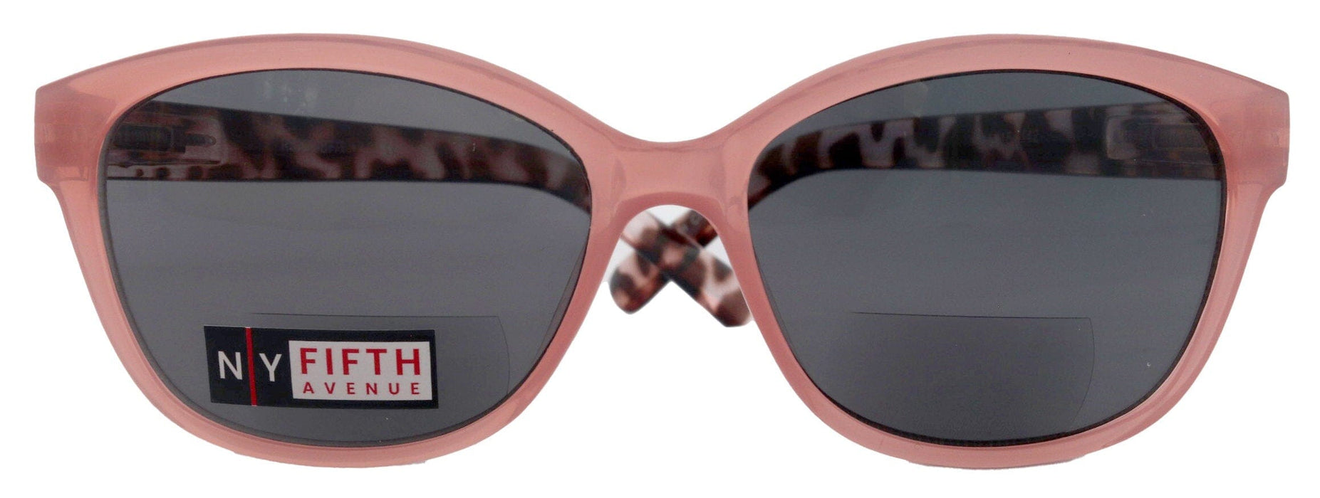 Savannah, High-End Line Bifocal (Clear On Top) Sun Readers for Women OR Non-Bifocal Readers Sunglasses (Pink Tortoiseshell ) NY Fifth Avenue