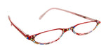 The Marvelous, (Bling) Women Reading Glasses W (Full Bottom) (Multi Color) European Crystals +1.50 ..+2.75 Magnifying (Red) NY Fifth Avenue