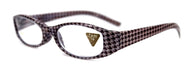 The Scottish, (Premium) Reading Glasses, High End Readers (Brown) Hound Tooth +1.25.. +3 Magnifying Eyeglasses. Houndstooth NY Fifth Avenue