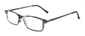 Vienna, (Bling) Women Reading Glasses W (Black Diamond, Montana Blue) (Tortoise Shell, Blue) NY Fifth Avenue