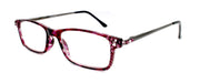 Vienna, (Bling) Women Reading Glasses W (Light Amethyst, Amethyst) (Tortoise Shell + Purple) NY Fifth Avenue