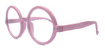 Zelda, (Reading Glasses) (Premium) Big True Round vintage (L. Purple) X Large Eye, Oversize, NY Fifth Avenue