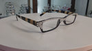 Lisa, Reading Glasses W European Crystals +1.25 to +3.00 Full Top Clear Crystals, Rectangular