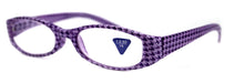 The Scottish, (Premium) Reading Glasses, High End Readers (Purple) Hound Tooth +1.25.. +3 Magnifying Eyeglasses. Houndstooth NY Fifth Avenue