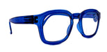 Apollo, (Blue Light Glasses) (Computer Reading Glasses) Reduce Eyestrain A/R Anti Glare +1.25... +3.00, Large Square (Blue) NY Fifth Avenue.