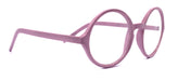 Mabel, (Premium) True Round vintage Reading Glasses (Light Purple) Circle Eye, Medium, NY Fifth Avenue