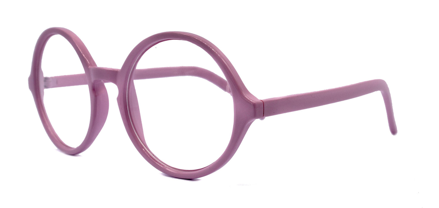 Mabel, (Premium) True Round vintage Reading Glasses (Light Purple) Circle Eye, Medium, NY Fifth Avenue