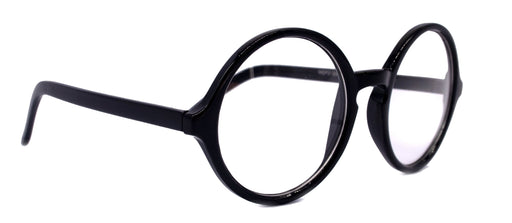 Mabel, (Premium) True Round vintage Reading Glasses (Black) Circle Eye, Medium, NY Fifth Avenue
