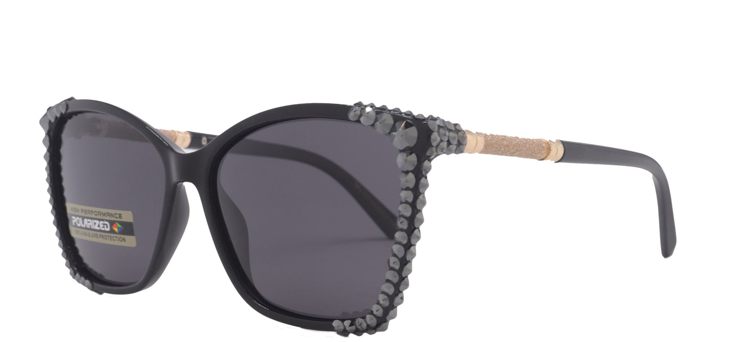 Andalucía, Polarized Premium Fashion sunglasses with Genuine European Crystals