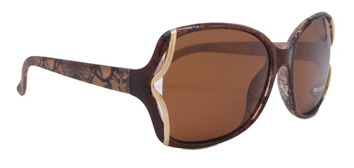 Tori, (Polarized) Women Sunglasses, 1.1mm Polarized Brown Lenses, 100% UVA UVB Protection (Brown Tortoise) (Square) Oversize NY Fifth Avenue