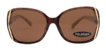 Tori, (Polarized) Women Sunglasses, 1.1mm Polarized Brown Lenses, 100% UVA UVB Protection (Brown Tortoise) (Square) Oversize NY Fifth Avenue