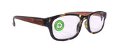 Premium Reading Glasses High End Reading Glass +1.25 to +6.00 magnifying glasses, Square. optical Frames