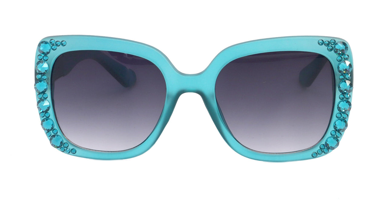 Emory, Bling Women Sunglasses Genuine European Crystals, 100% UV Protection. NY Fifth Avenue