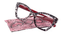 Brook, (Bifocal) (Premium) Reading Glasses, High End Readers +1.25 to +3 Magnifying, Fashion Round (Tortoise RED) NY Fifth Avenue