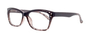 Premium Reading Glasses, High End Readers +1.25..+3 Magnifying Glasses, Square Optical Frames (Tortoise Brown ) NY Fifth Avenue.