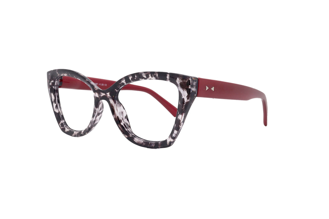 Brook, (Bifocal) (Premium) Reading Glasses, High End Readers +1.25 to +3 Magnifying, Fashion Round (Tortoise RED) NY Fifth Avenue