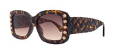 Tokyo Handcrafted Bling Women's Sunglasses with Genuine European Crystals & 100% UV Protection from NY's Fifth Avenue