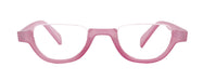 Half Moon, Woman Reading Glasses Lower nose , Pink Reader +1.25 to +4 Magnifying, Frame, NY Fifth Avenue