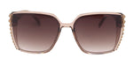 Bling Women Sunglasses Brown Genuine European Crystals, 100% UV Protection. NY Fifth Avenue