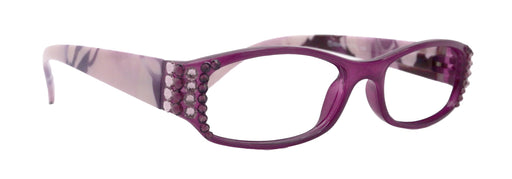 Rosie Bling Reading Glasses Women W (Light Amethyst N Amethyst) Genuine European Crystals (Purple) NY Fifth Avenue