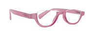 Half Moon, Woman Reading Glasses Lower nose , Pink Reader +1.25 to +4 Magnifying, Frame, NY Fifth Avenue