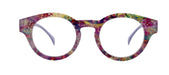 Premium Reading Glasses High End Readers +1.25 .. +3.00 +4.00 (Blue) Round Optical Frames. NY Fifth Avenue.