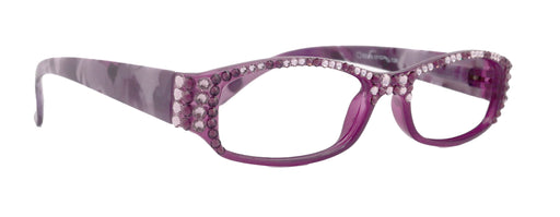 Rosie Bling Reading Glasses Women W (Ligth Amethyst n Amethyst) Genuine European Crystals (Purple) NY Fifth Avenue