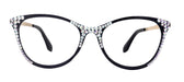 Cattitude Bling Reading Glasses 4 Women W AB Genuine European Crystals, Magnifying Cat Eye NY Fifth Avenue