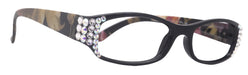 Rosie Bling Reading Glasses Women W (Clear) Genuine European Crystals (Black) NY Fifth Avenue